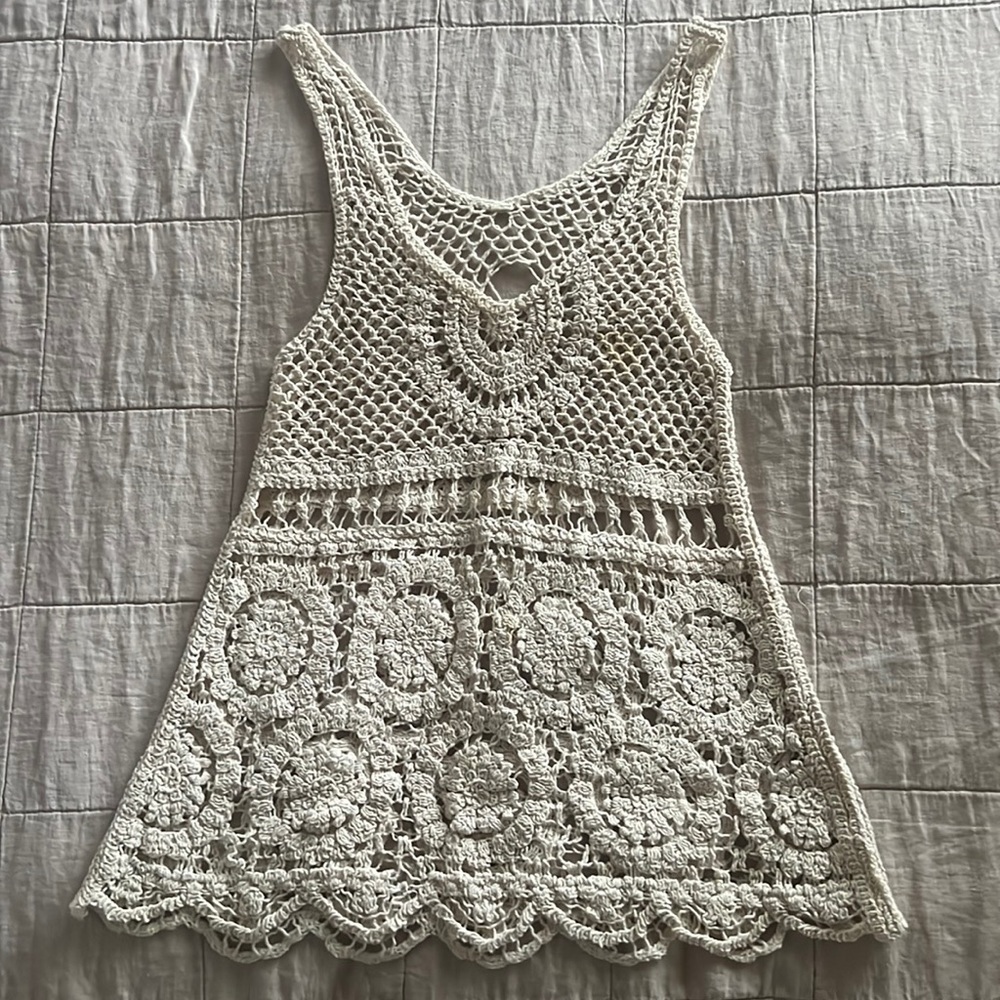 Crocheted Top/Swim Cover-Up